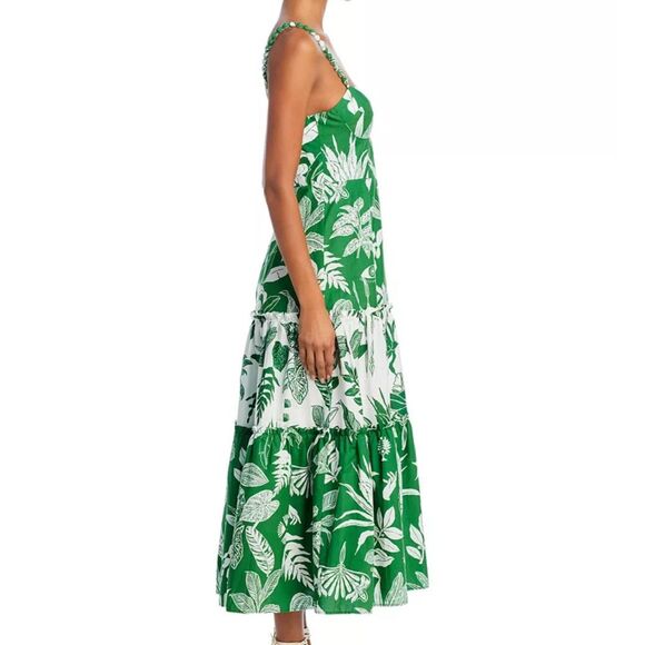 NWT FARM Rio “Forest Soul” Cotton Midi Dress Size: Medium - Picture 4 of 13